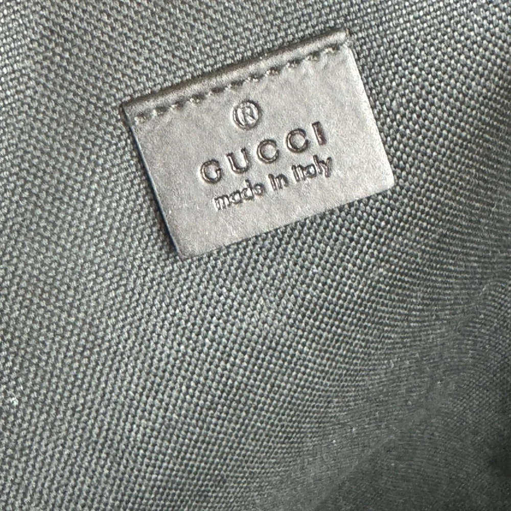 Gucci Web Strap Sling Bag GG Coated Canvas Small.